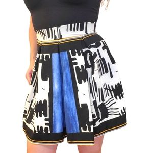 Preppy High Waist Retro Turkish Skirt by Miss Black
